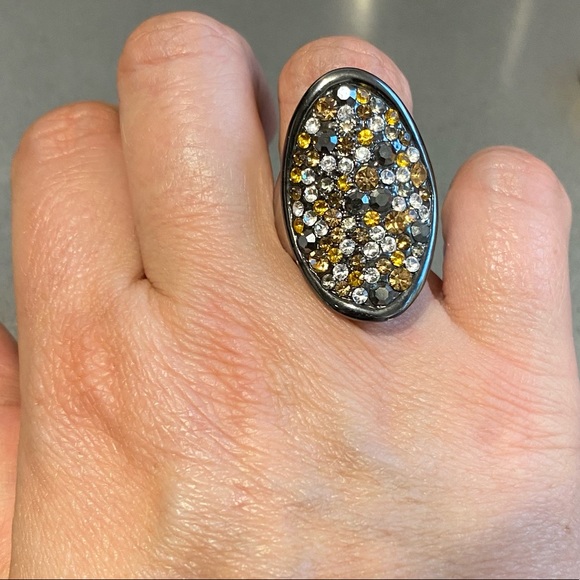 Multicolored crystal ring - Picture 5 of 5